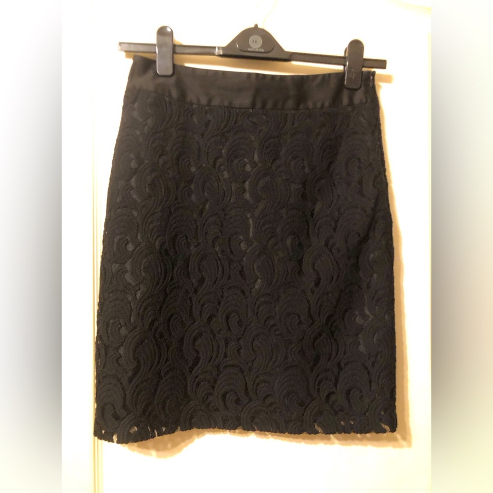 Elegant Black Lace Skirt